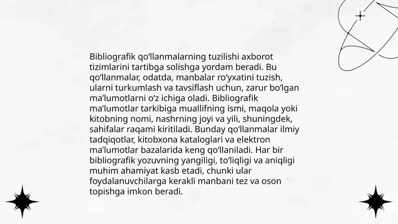 Bibliografik qo'llanmalarni yaratish uslubiyati 4