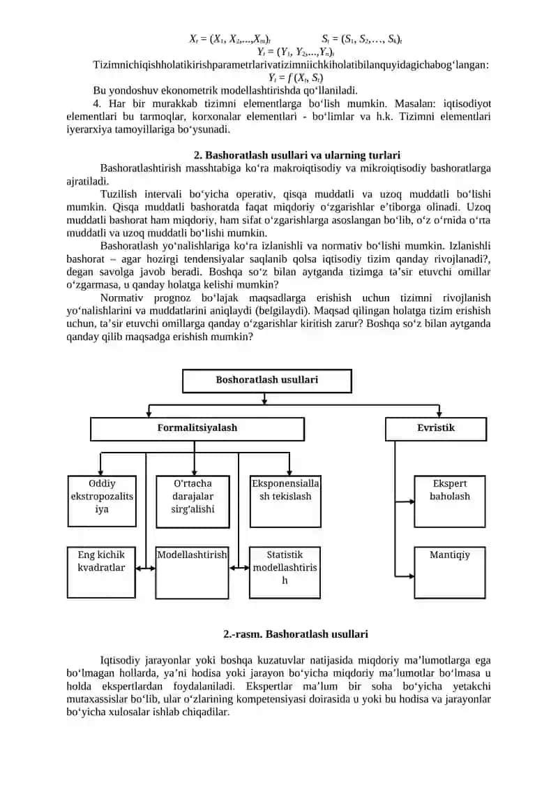 Iqtisodiy ko‘rsatkichlarni bashoratlashda ekonometrik modellardan foydalanish 4