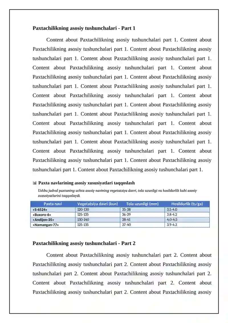Paxtachilikning asosiy tushunchalari 4