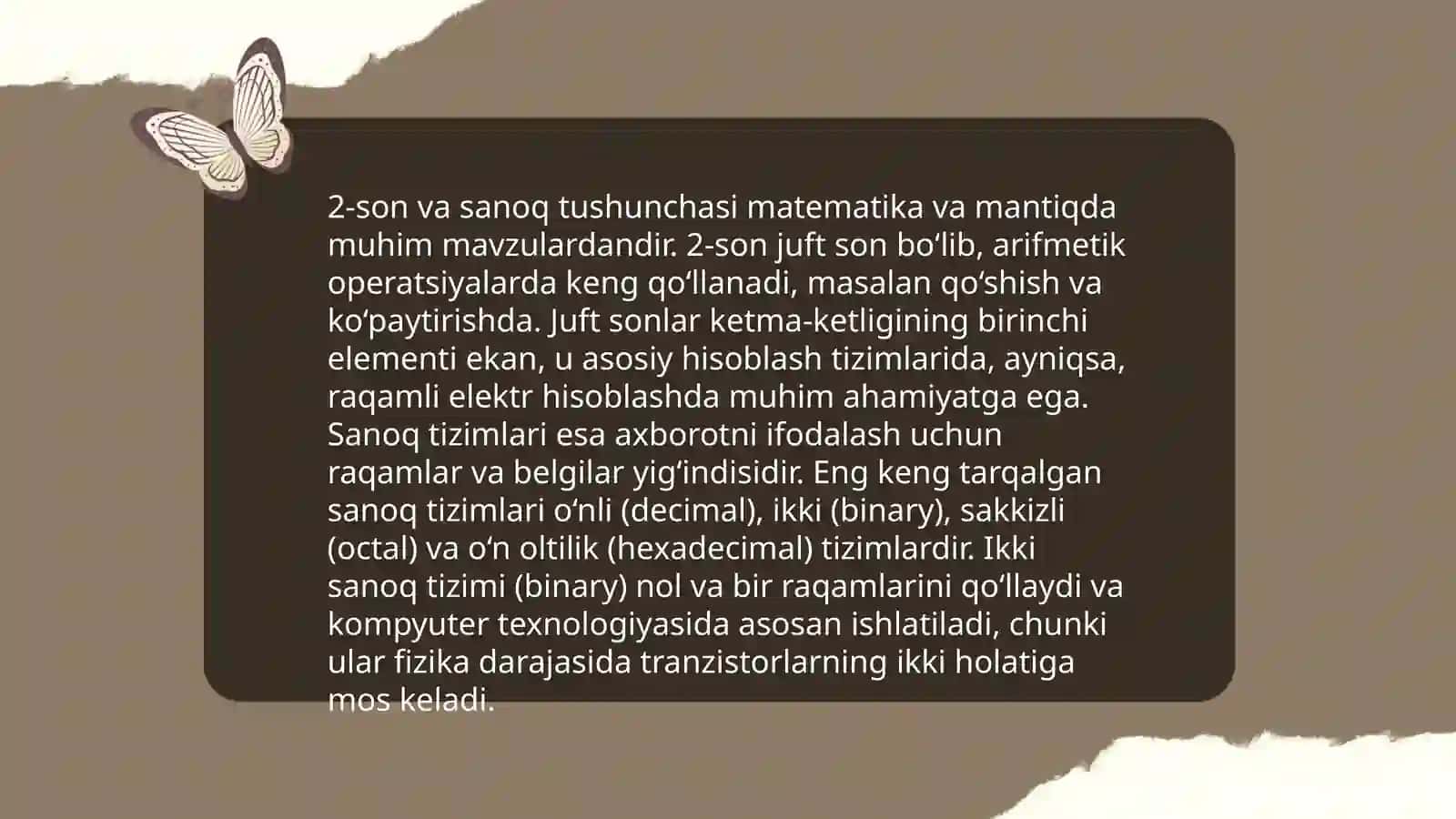 Nomerlashga oʻrgatishga tayyorgarlik 4