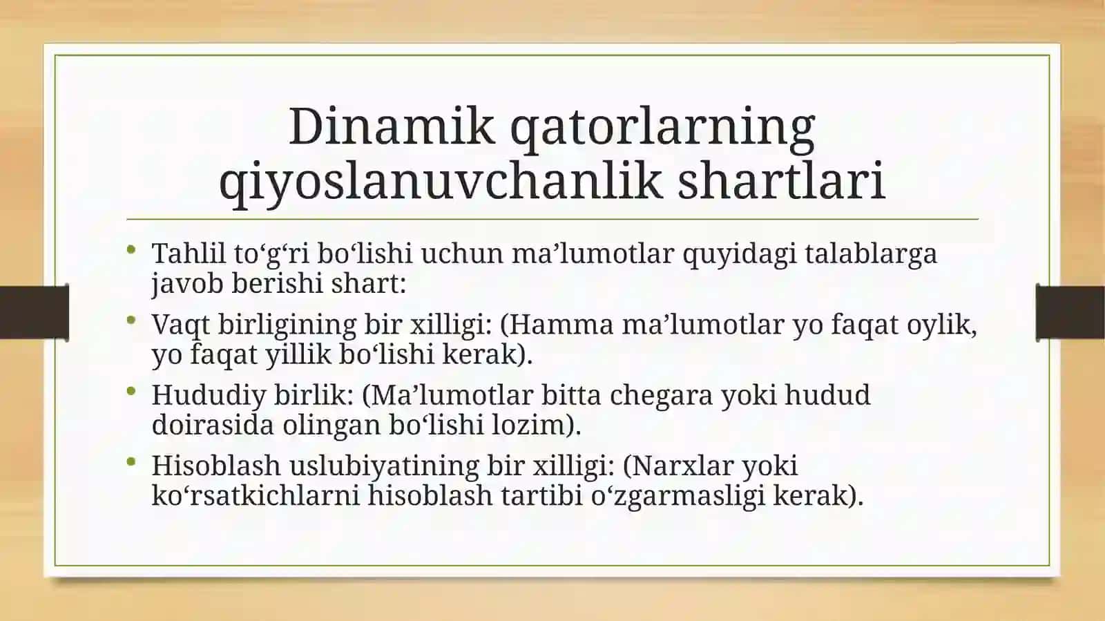 Dinamik qatorlar 4