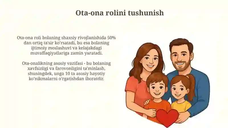 Oilada tarbiya asoslari 4