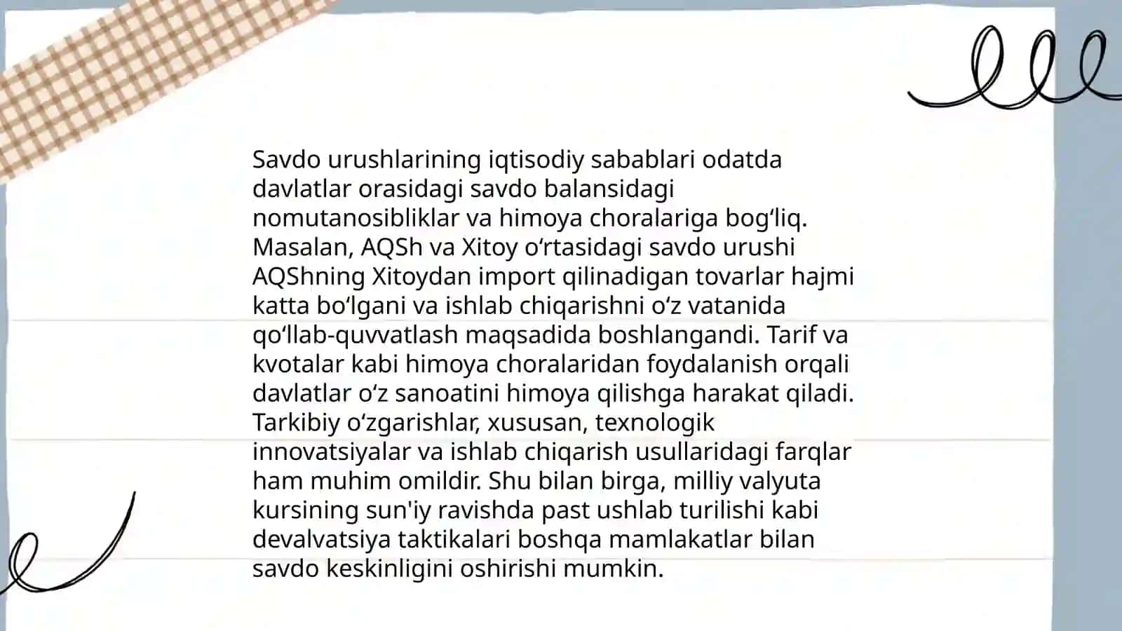Savdo urushlari: Sabablari, oqibatlari va yechimlari 4
