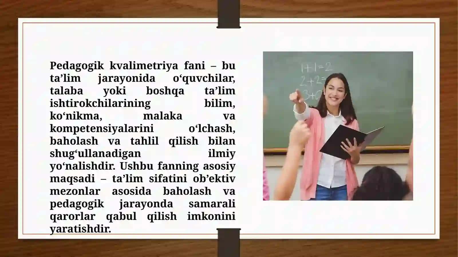 Pedagogik kvalimetriya faniga metodologik yondashuvlar 4