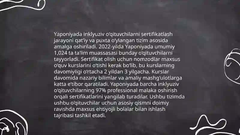 Janubiy Koreya va Yaponiya tajribasida inklyuziv o‘qituvchi tayyorlash tizimi 4