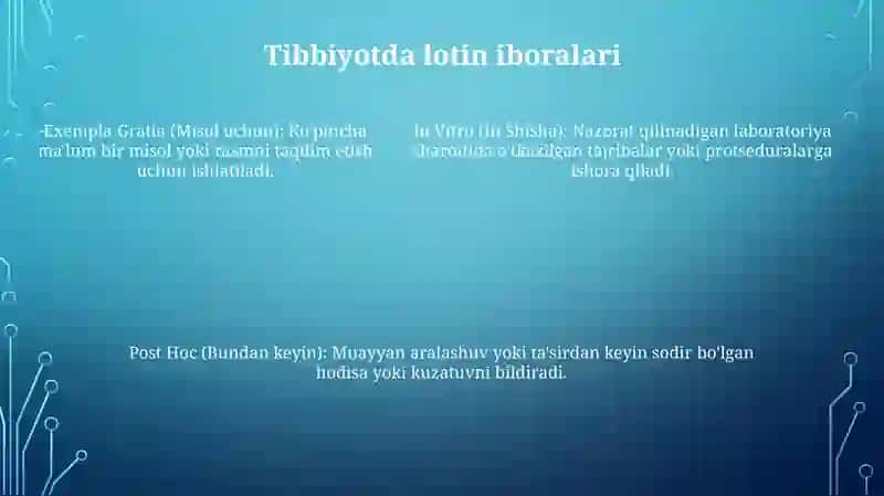 Lotin Iboralarining Hayotimizda Tutgan O'Rni 4