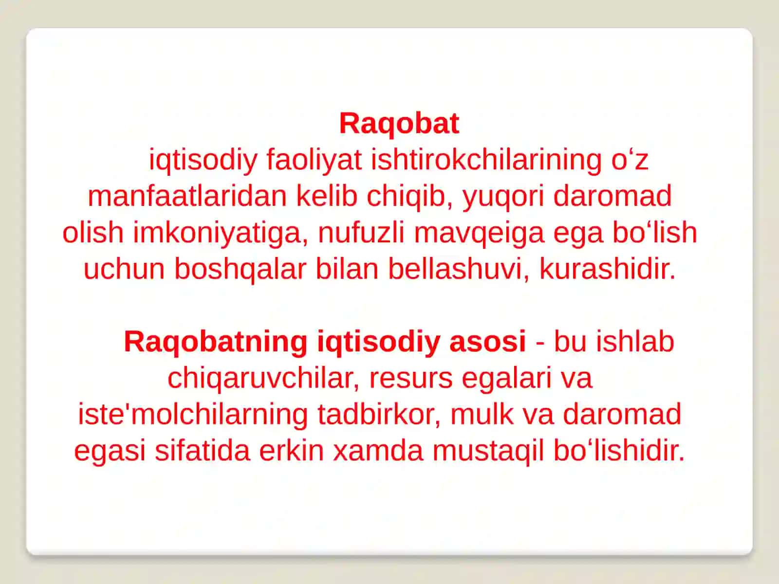 RAQOBAT VA NARHNINGTAShKILTOPIShI 4