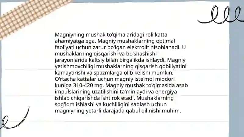 Magniy va kalsiy rux organizmdagi ahamiyat 4