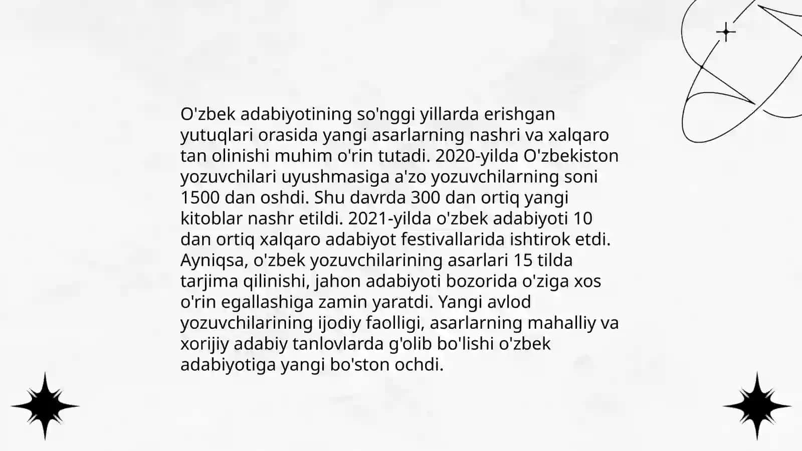 O'zbekistondagi ma'naviy madaniy taraqqiyot 4