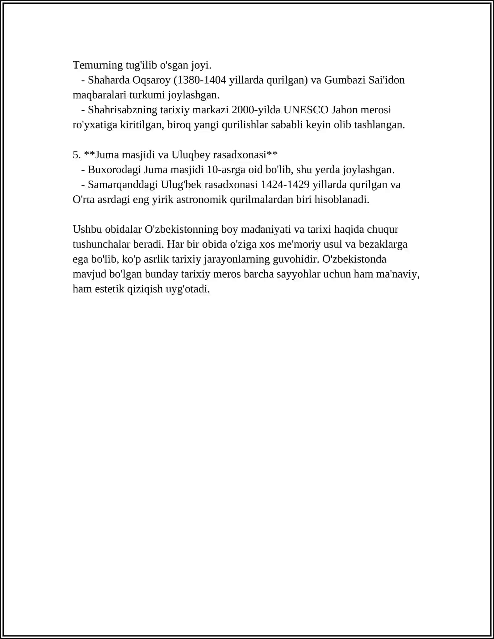 Samarkand shahri va Registon maydoni 4