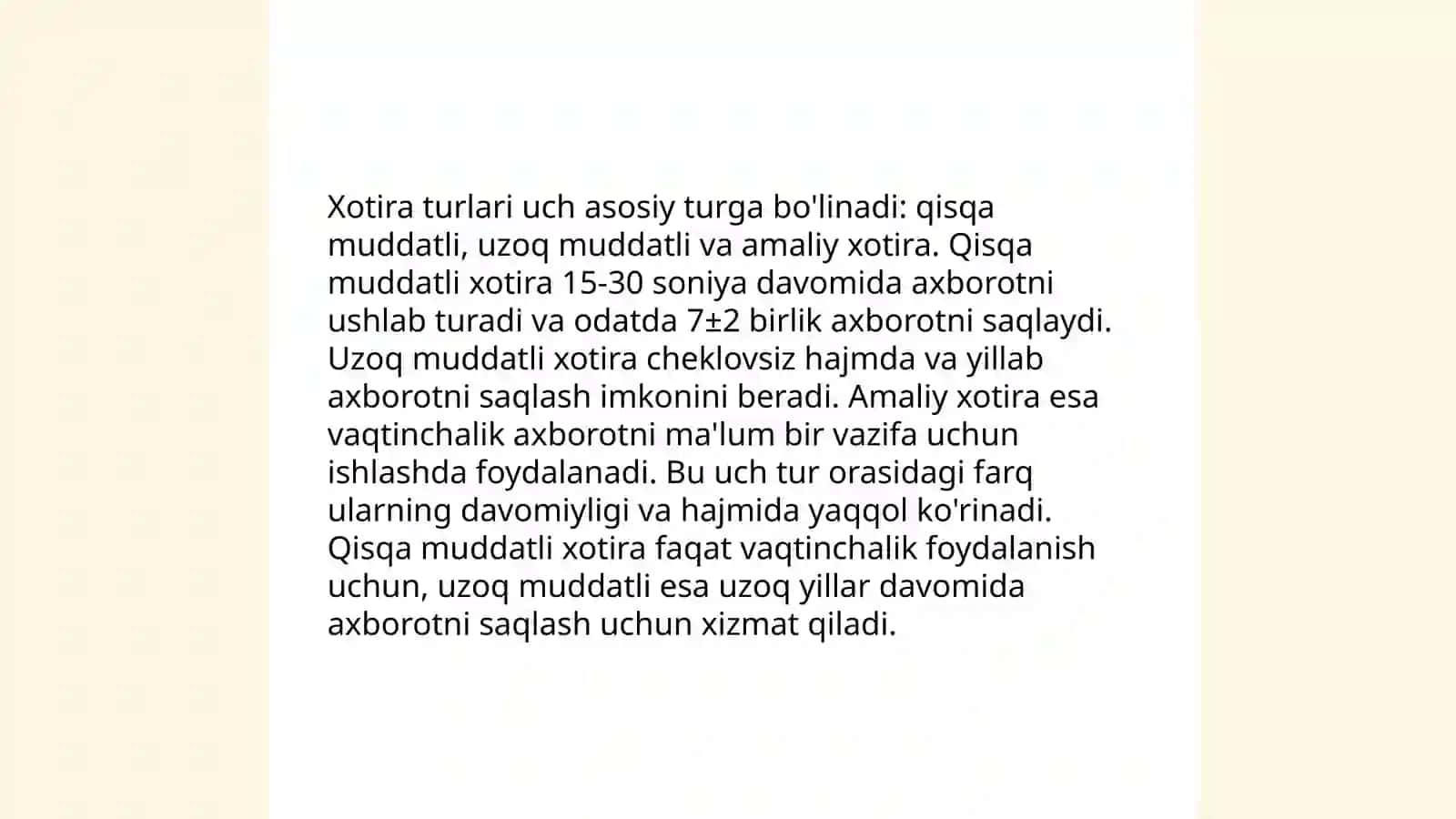 Psixologik Xotira 4