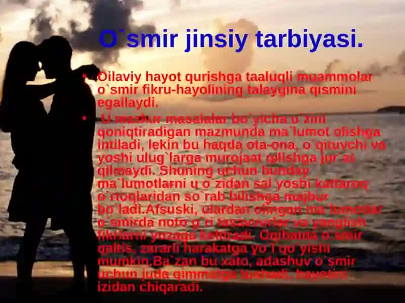 O`smirlik davri xususiyatlari 4