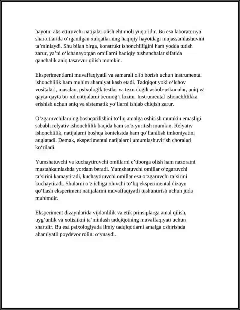 XOZIRGI ZAMON PSIXOLOGIYASINING TADQIQOT METODLARI 4