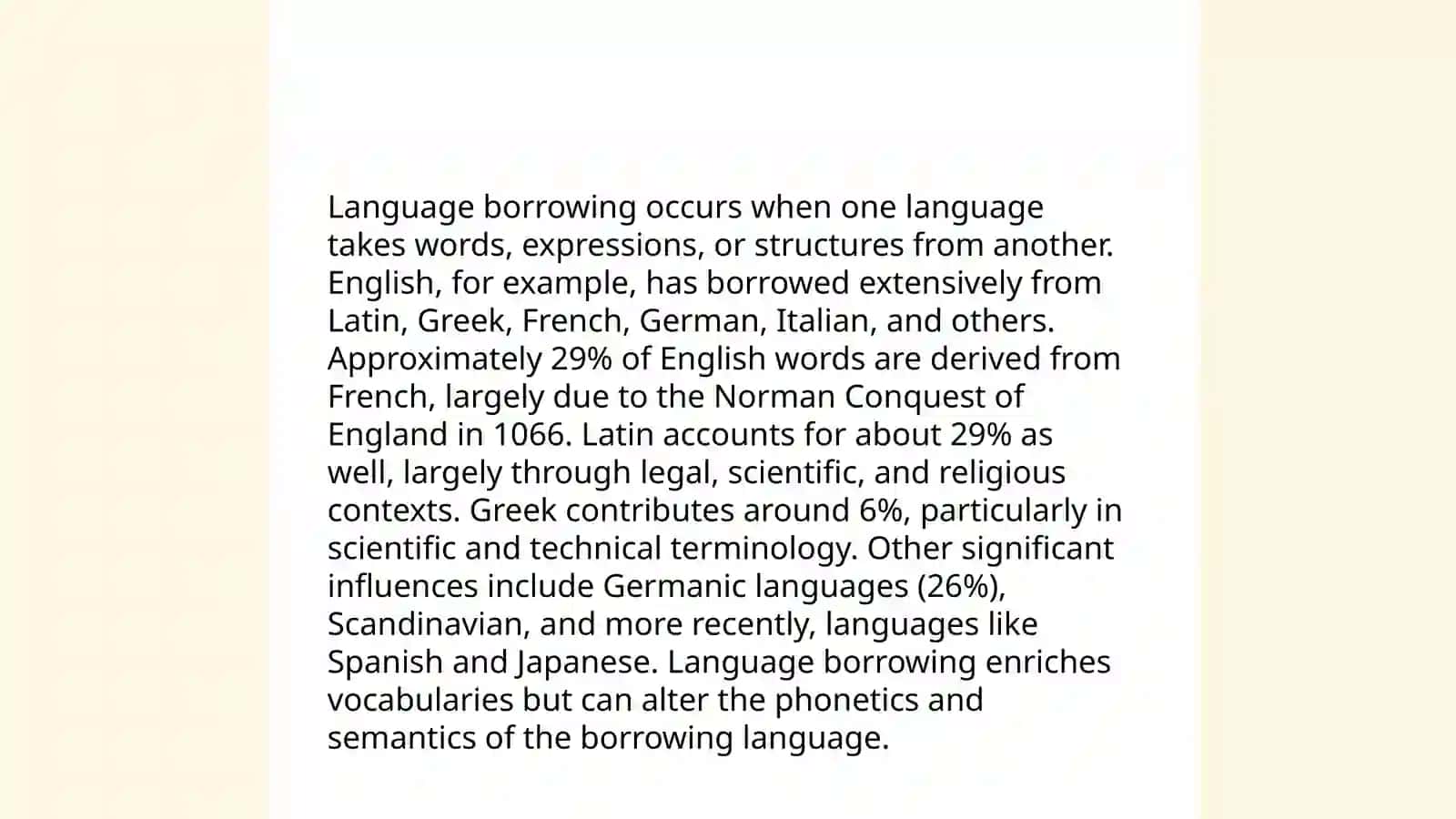 Internal and external means of naming the language 4