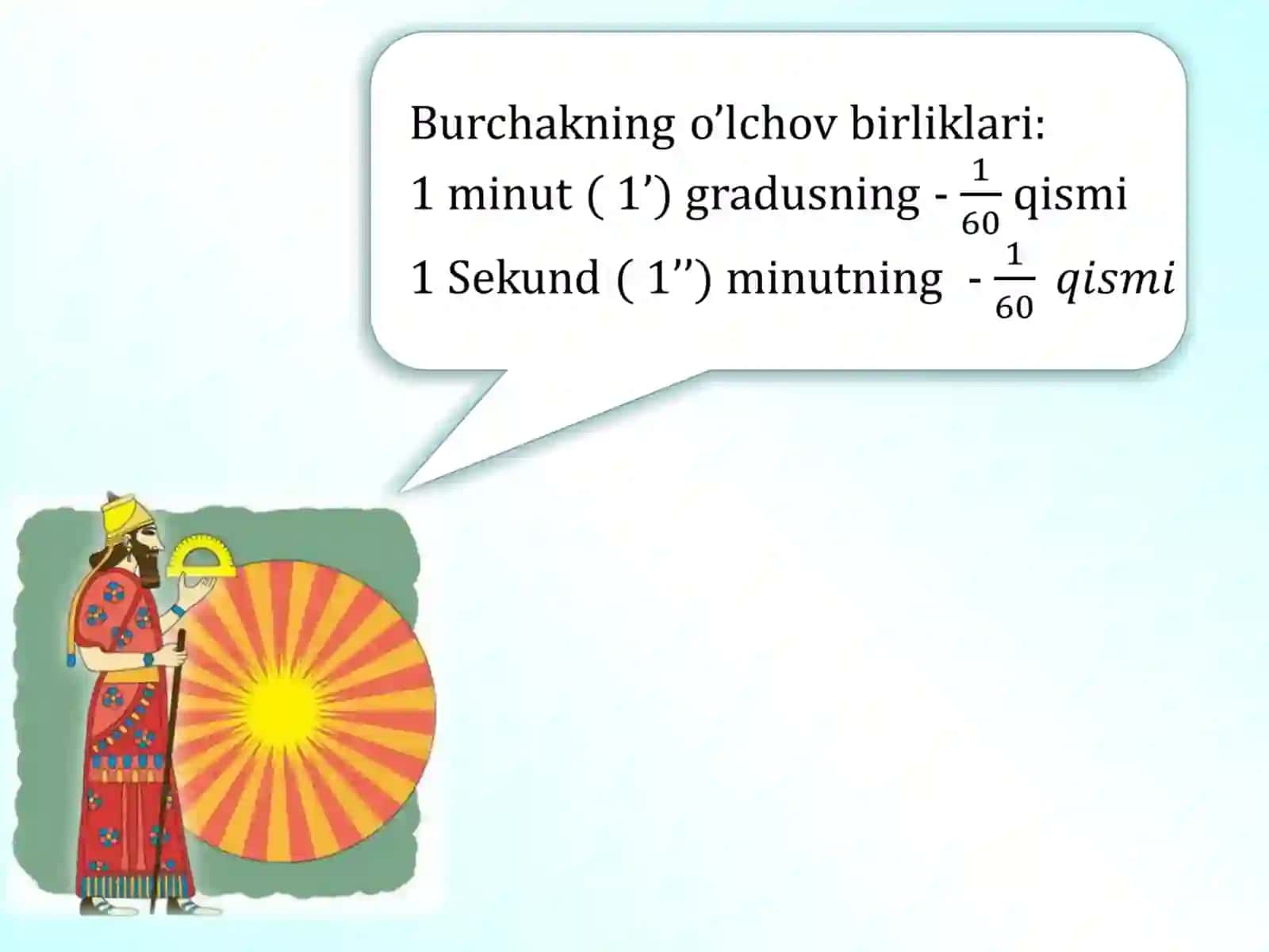 Burchakning   radian  o’lchovi 4