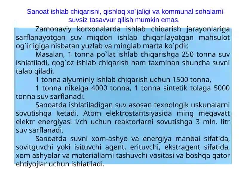GIDROSFERANI MUHOFAZA QILISH 4