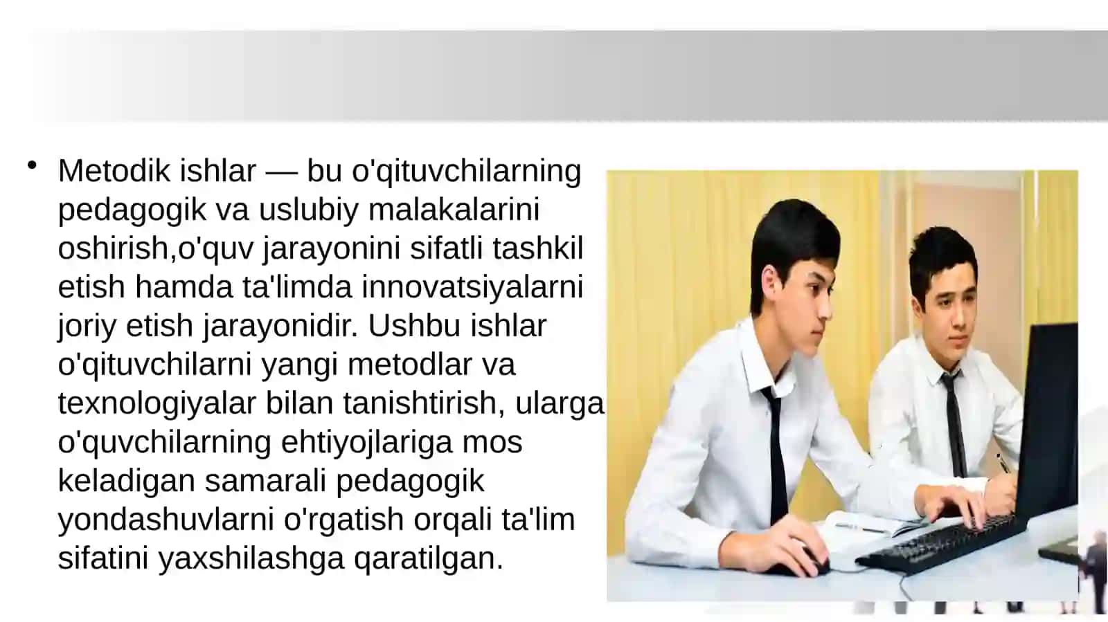 TA’LIM MUASSASALARIDA METODIK ISHLARNI BOSHQARISH 4