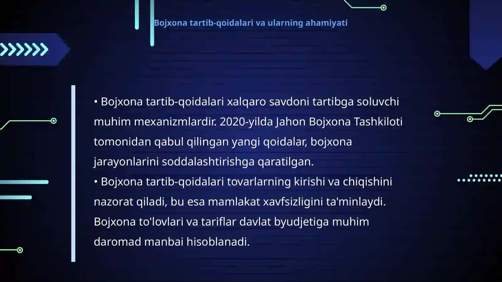 Xalqaro logistika: huquqiy va bojxona masalalari 4