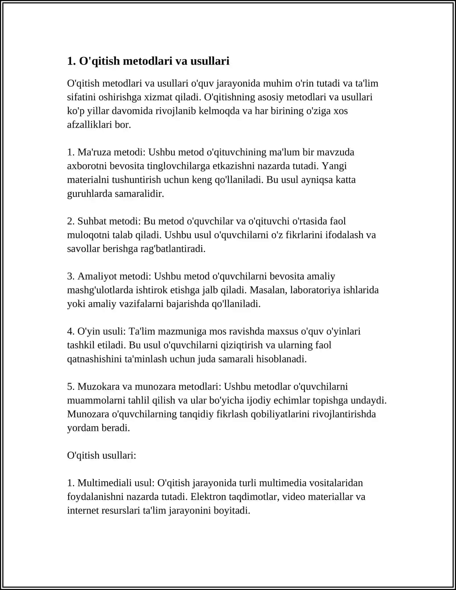 YUQORI SINF O'QUVCHILARI BILAN OLIB BORILADIGAN ISHLAR 4