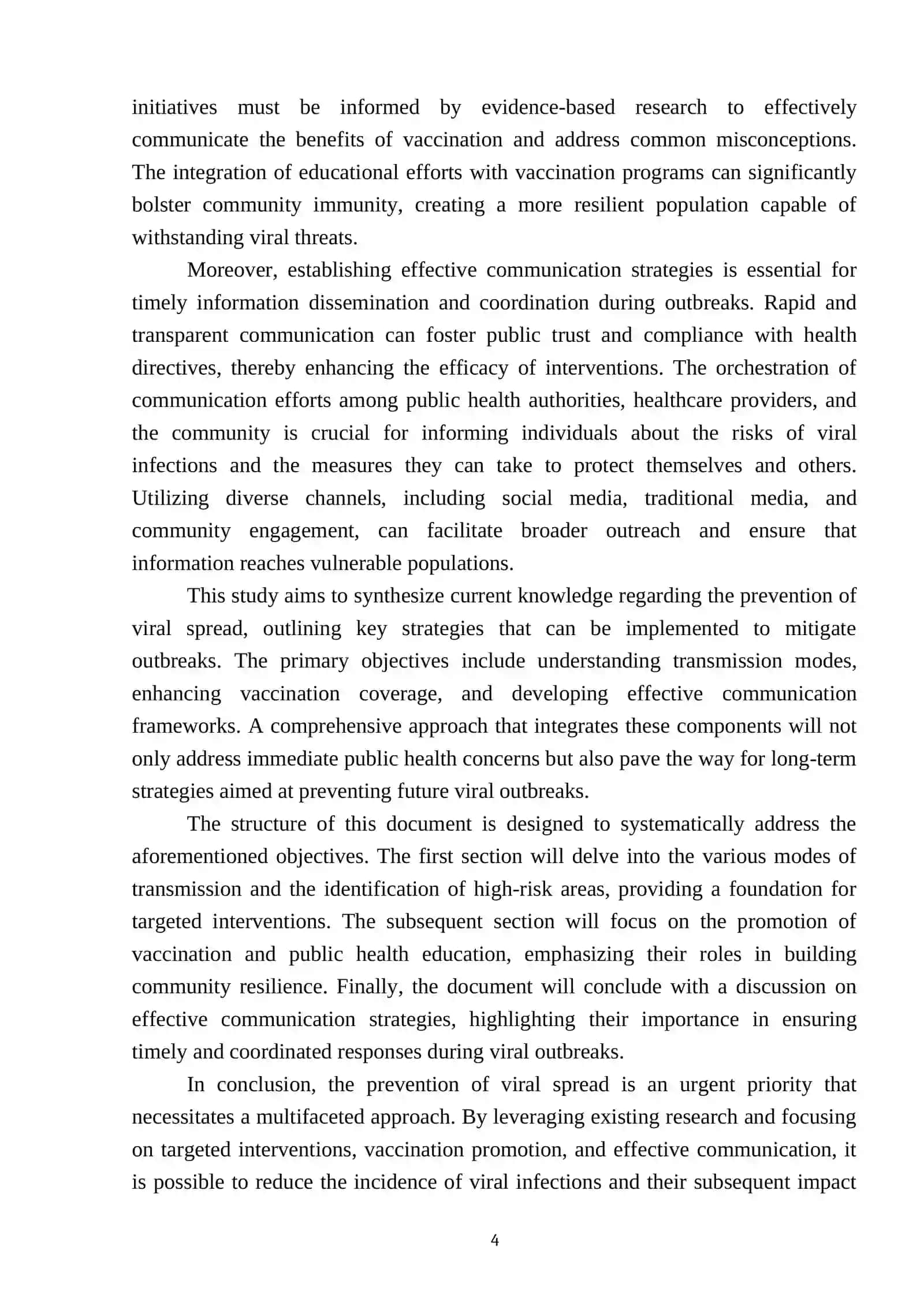 Preventing spread of virus 4