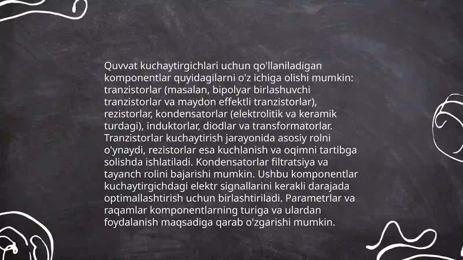 Quvvat kuchaytirgichlari 4