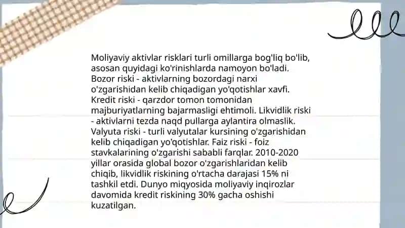 Aktivlar riski 4