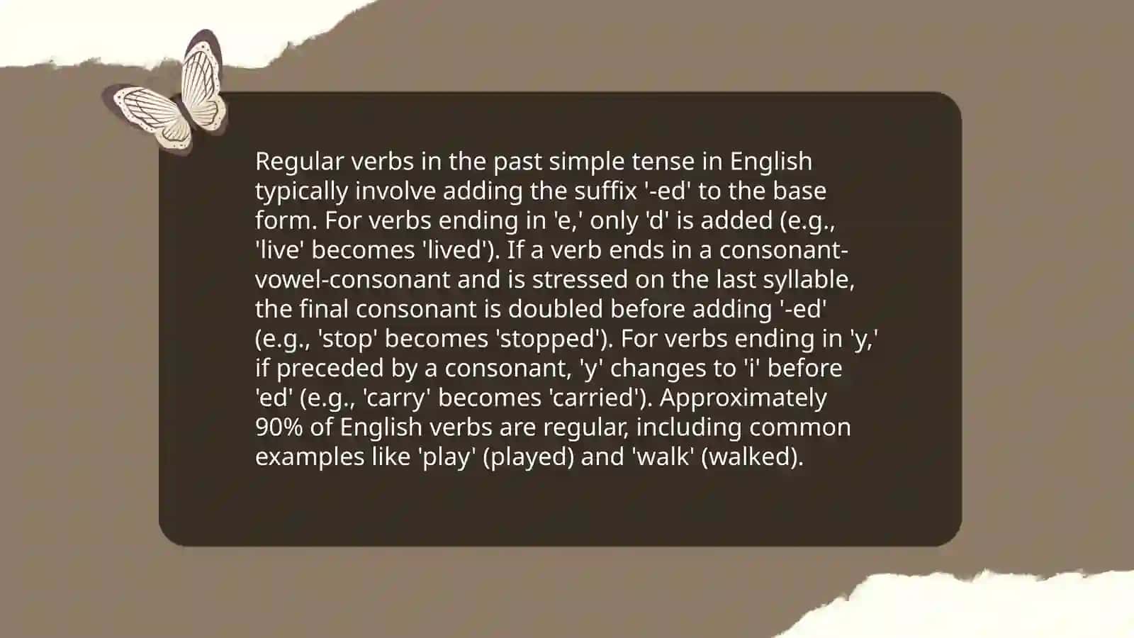 Past Simple 4