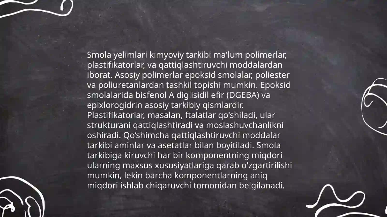 Smola va Kazein yelimlarini tayyorlash va ulardan foydalanish 4