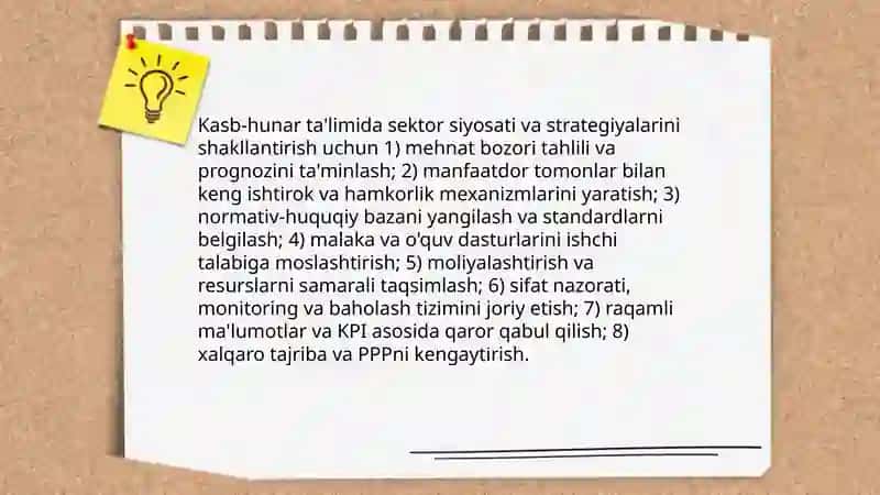 Kasb-hunar ta'limini boshqarish 4