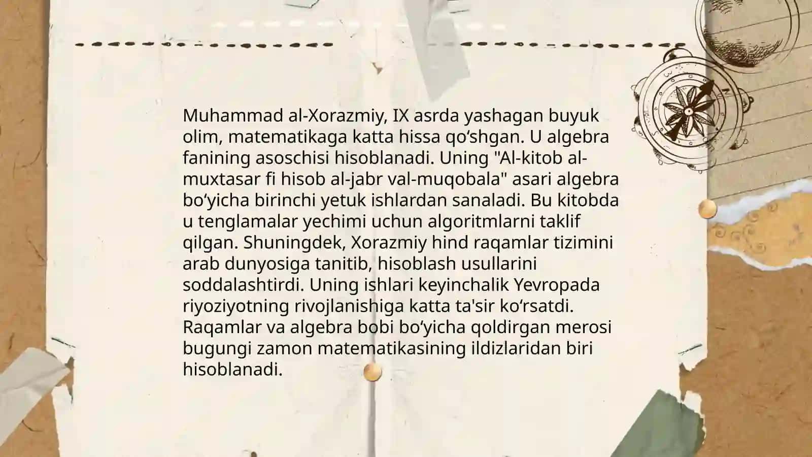 IX-XII asrlarda O'zbekiston hududida roʻy bergan madaniy uygʻonish (Rennesans) 4