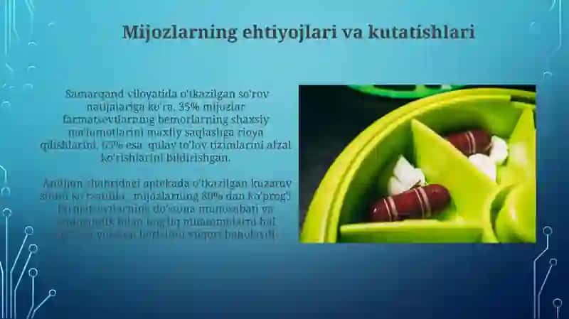 Farmatsevtik xodimlarning dorixona xaridorlari 4