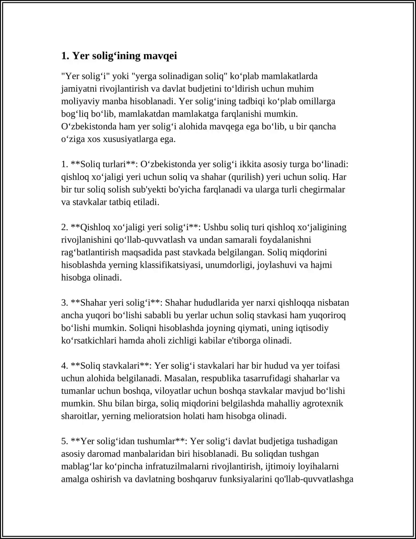 TOSHKENT DAVLAT IQTISODIYOT UNIVERSITETI KAFEDRASI MUSTAQIL ISH 4