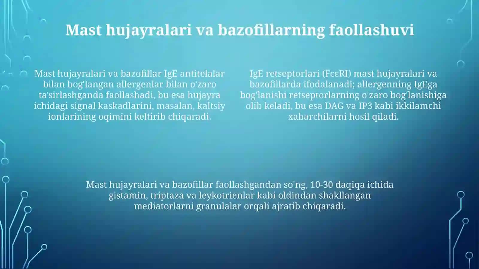Sekinlashgan allergik reaksiyalarning potogenezi 4