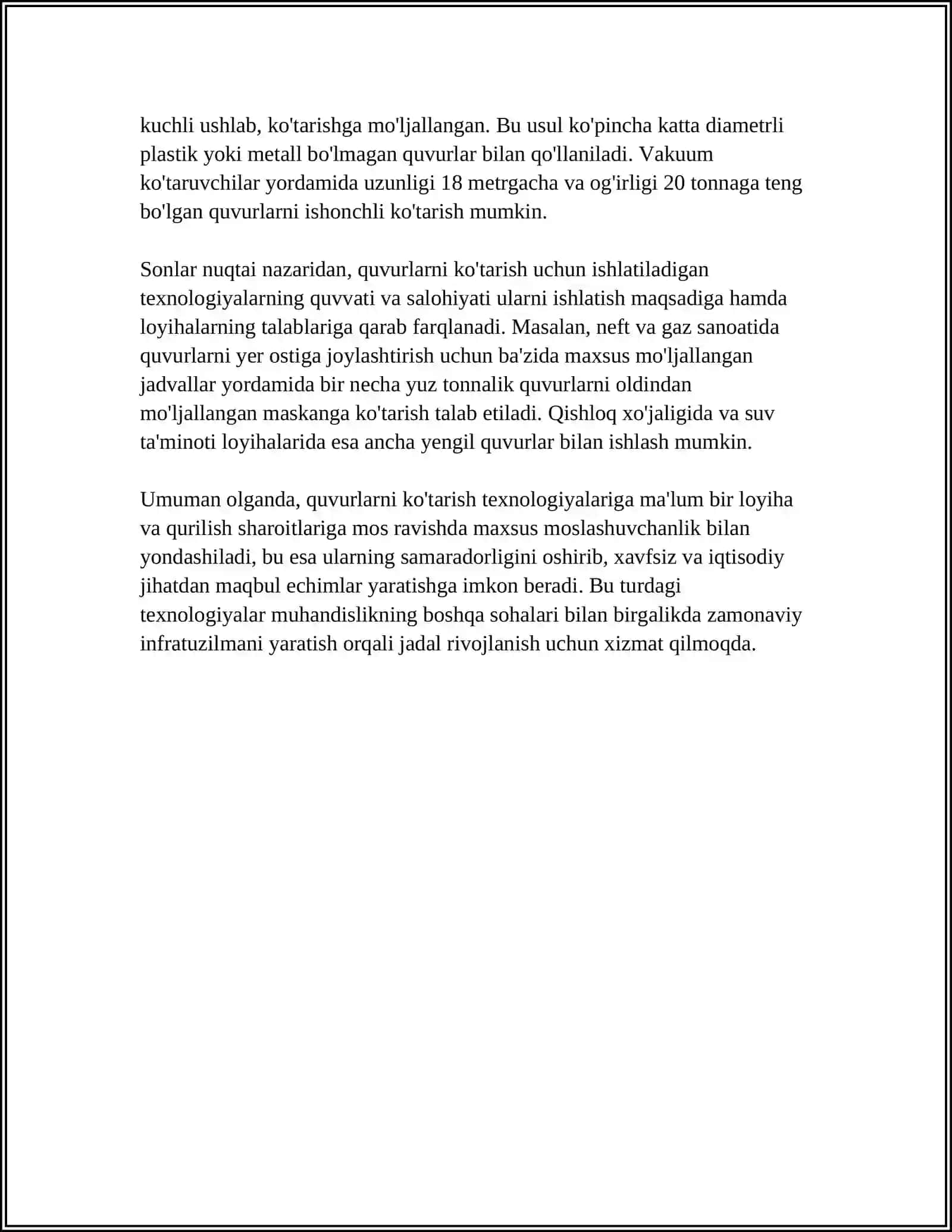 Quduq ichida uzilib qolgan nasos kompressor quvurlarini ko'tarib olish 4