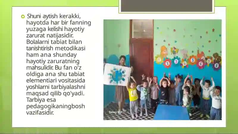 Tabiatbilan tanishtirish metodikasi 4