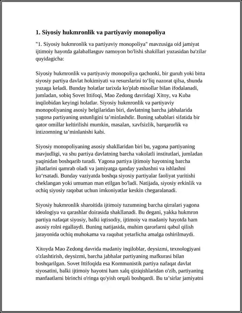 JAMIYAT IJTIMOIY HAYOTDA GALABALLASGUV NAMOYON BO'LISHI SHAKILLARI 4