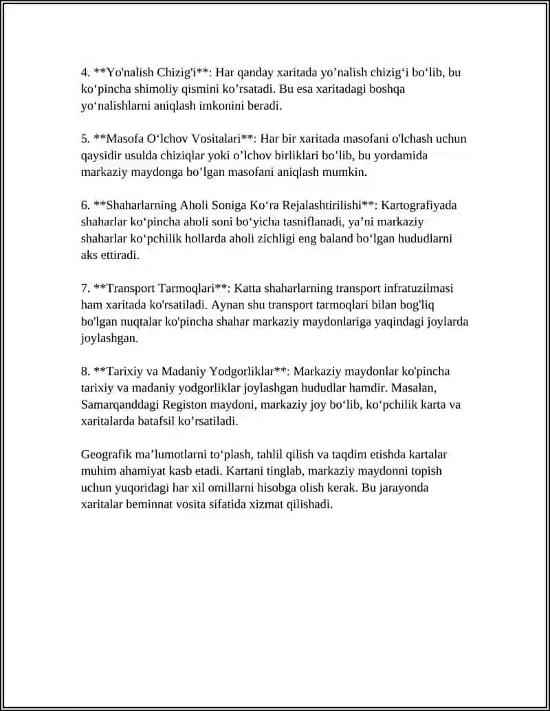 LISTENING:A TEXT ABOUT A CITY MAP 4