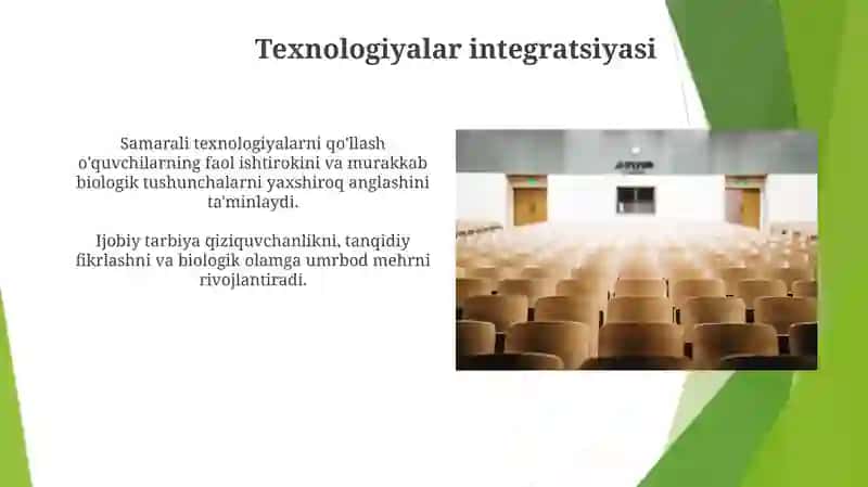 Biologiyani o‘qitishda ta'lim va tarbiyaning ahamiyati 4