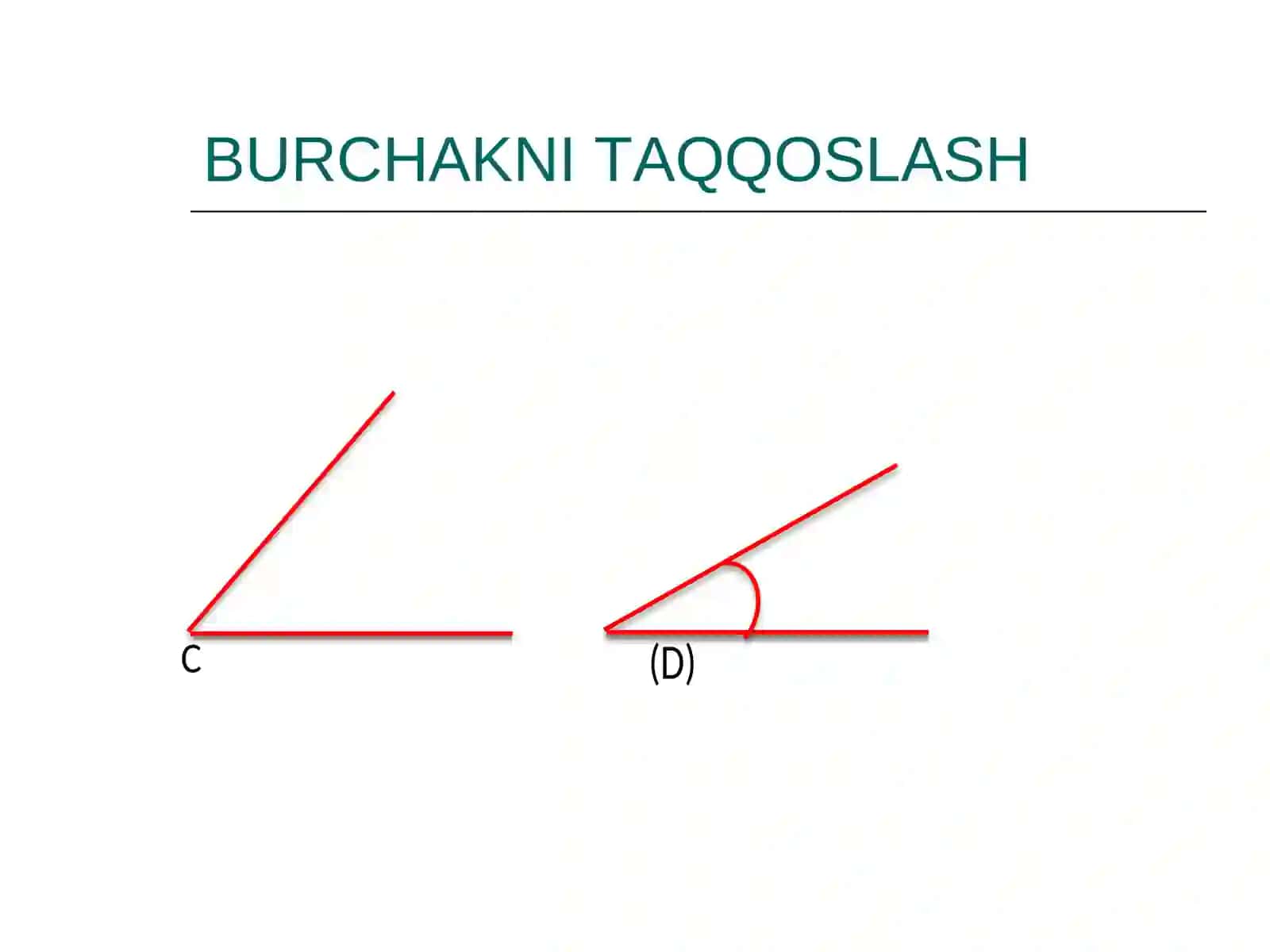 Burchak Turlari, Burchaklarni O'lchash, BOSHLANG’ICH SINFLARDA SIMMETRIYA TUSHUNCHASI BILAN TANISHISH 4