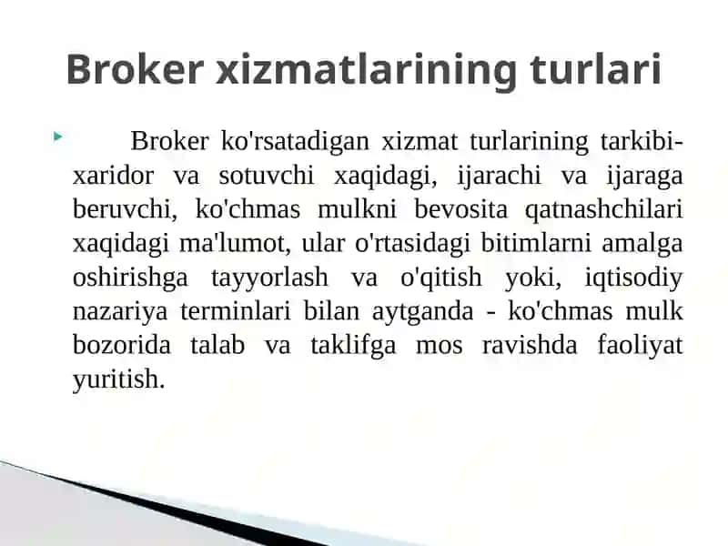RIELTORLIK INSTITUTLARININING TAShKILIY-HUQUQIYShAKLLARI 4