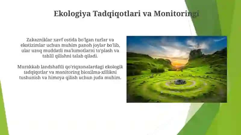 Majmua landshaft buyurtma qoʻriqxonalari 4