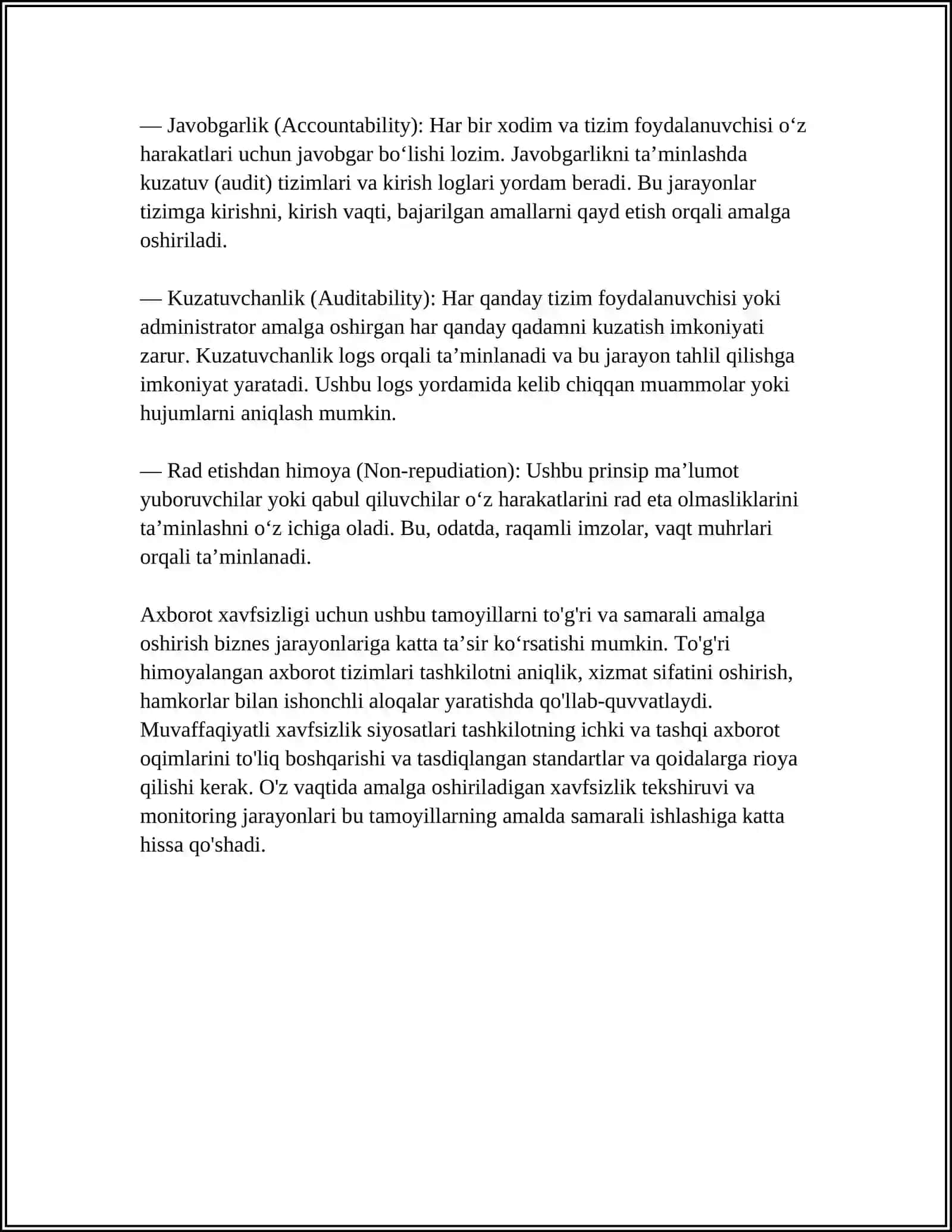 AXBOROT XAVFSIZLIGINI TA’MINLASH USULLARI 4