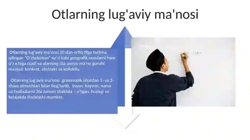 Otlarning kontekstual ma'nosi 4