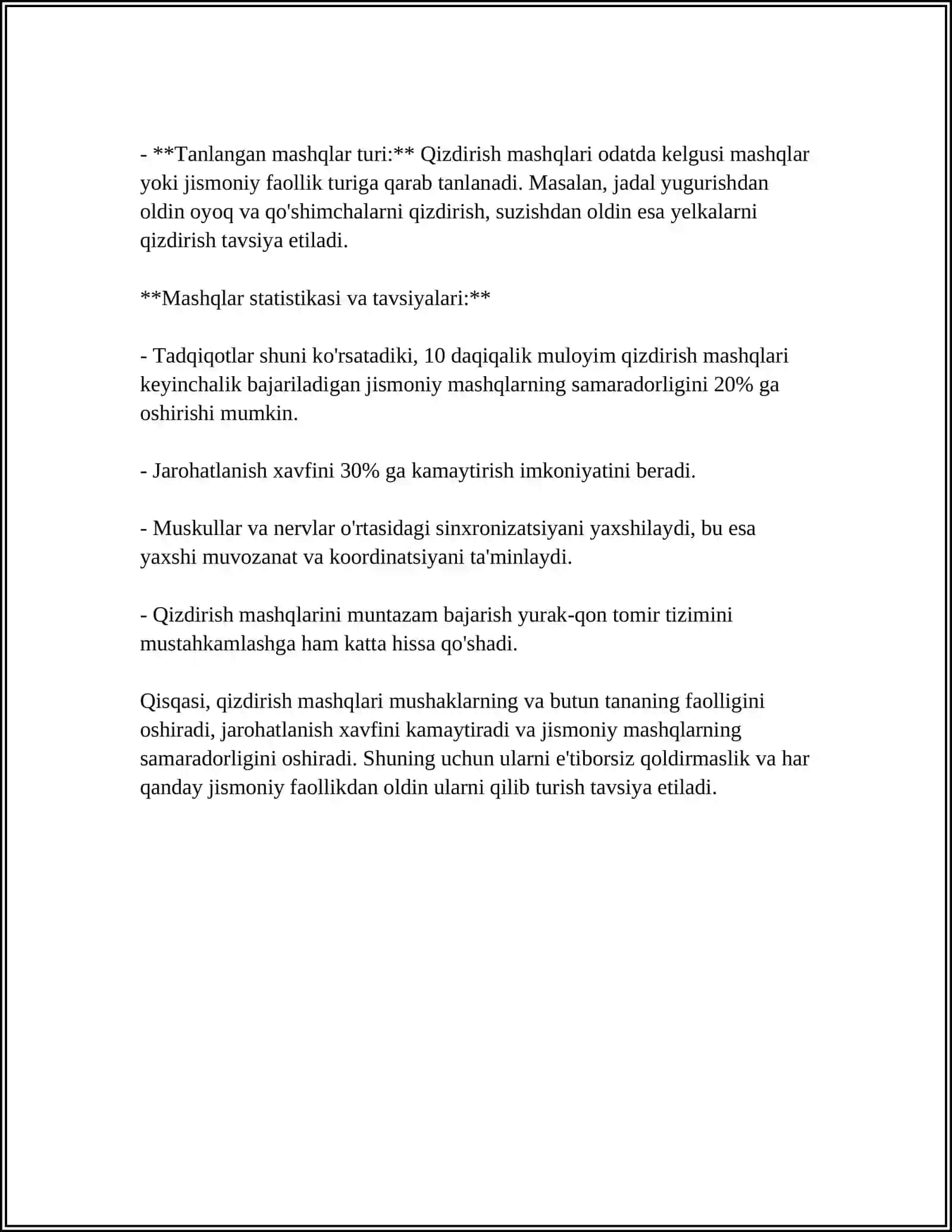 GIMNASTIKA MASHQLARINI BAJARISHDA JISMONIY TAYYORGARLIK 4