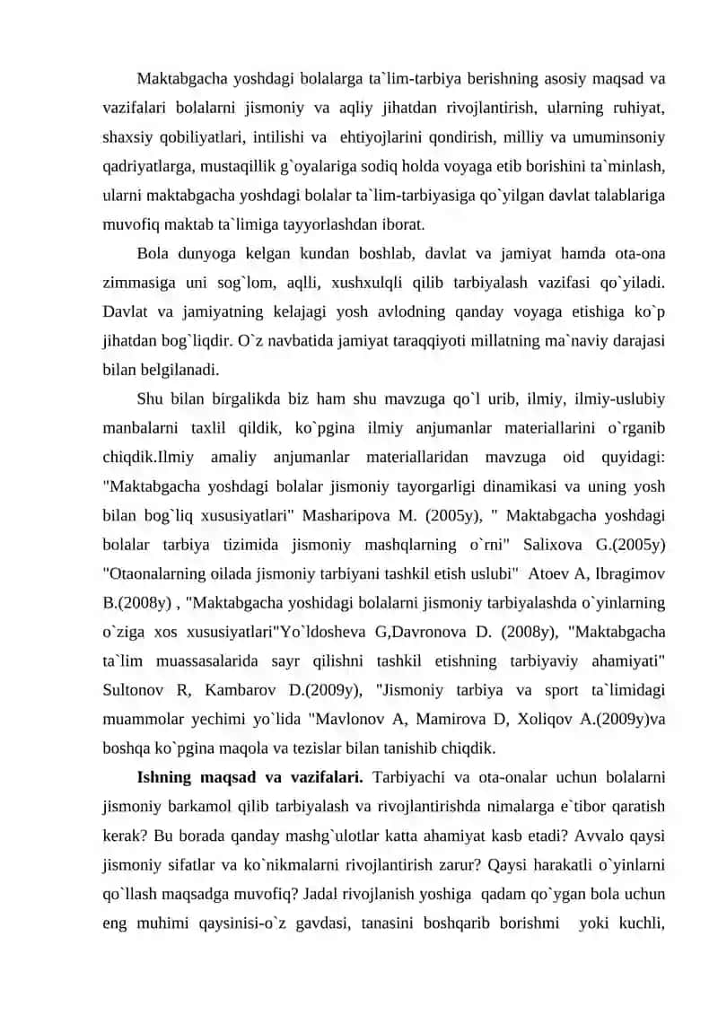 BOLANI JISMONIY RIVOJLANISH KO’RSATKICHLARI 4