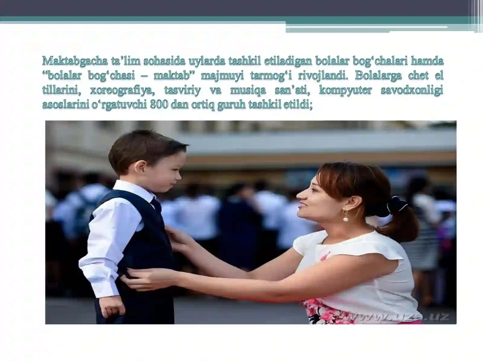 Mustaqillik yillarida O‘zbekiston Respublikasida ta’lim sohasida amalga oshirilgan o‘zgarishlar 4
