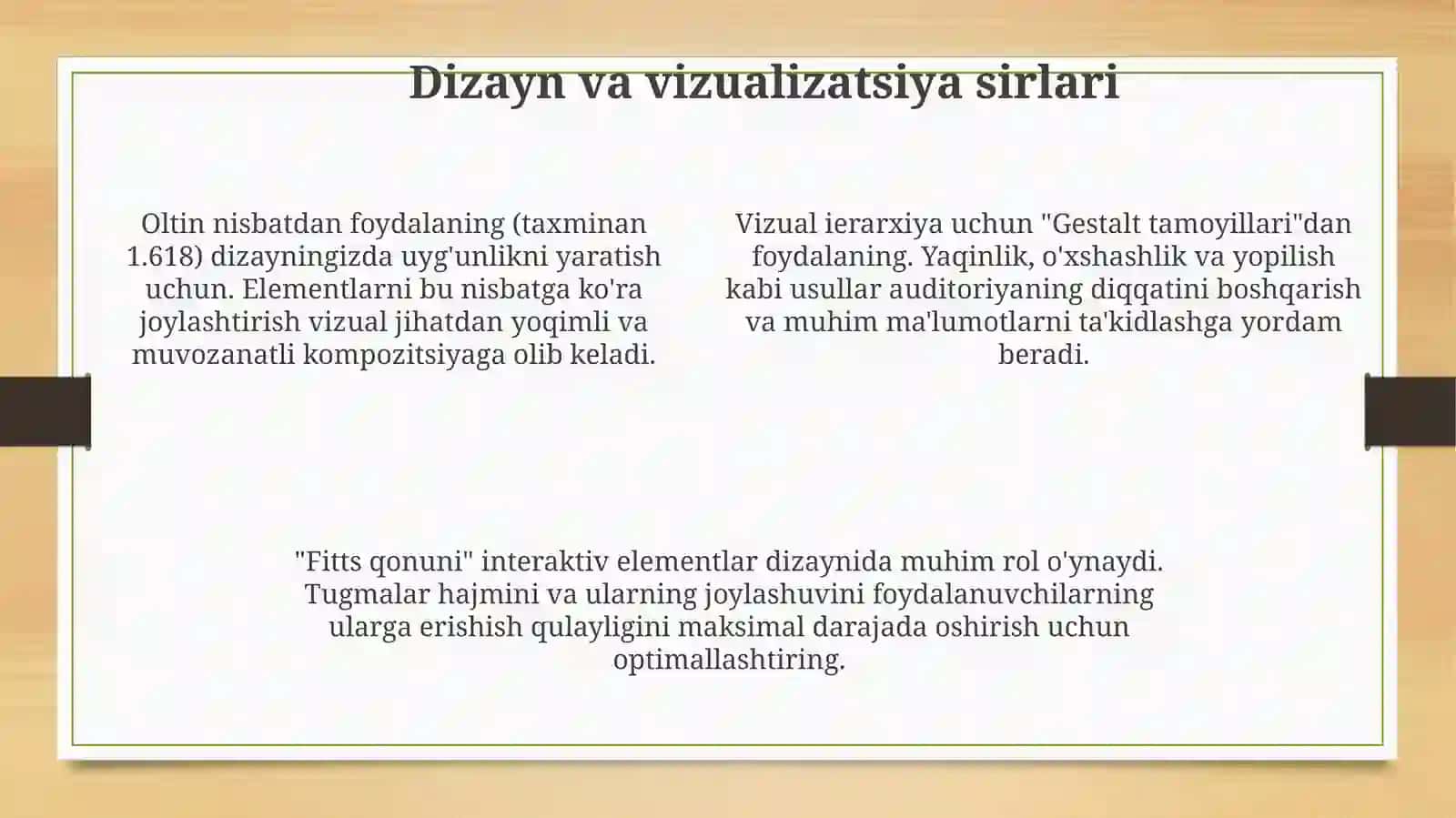 Zamonaviy taqdimotlar yaratish sanati 4