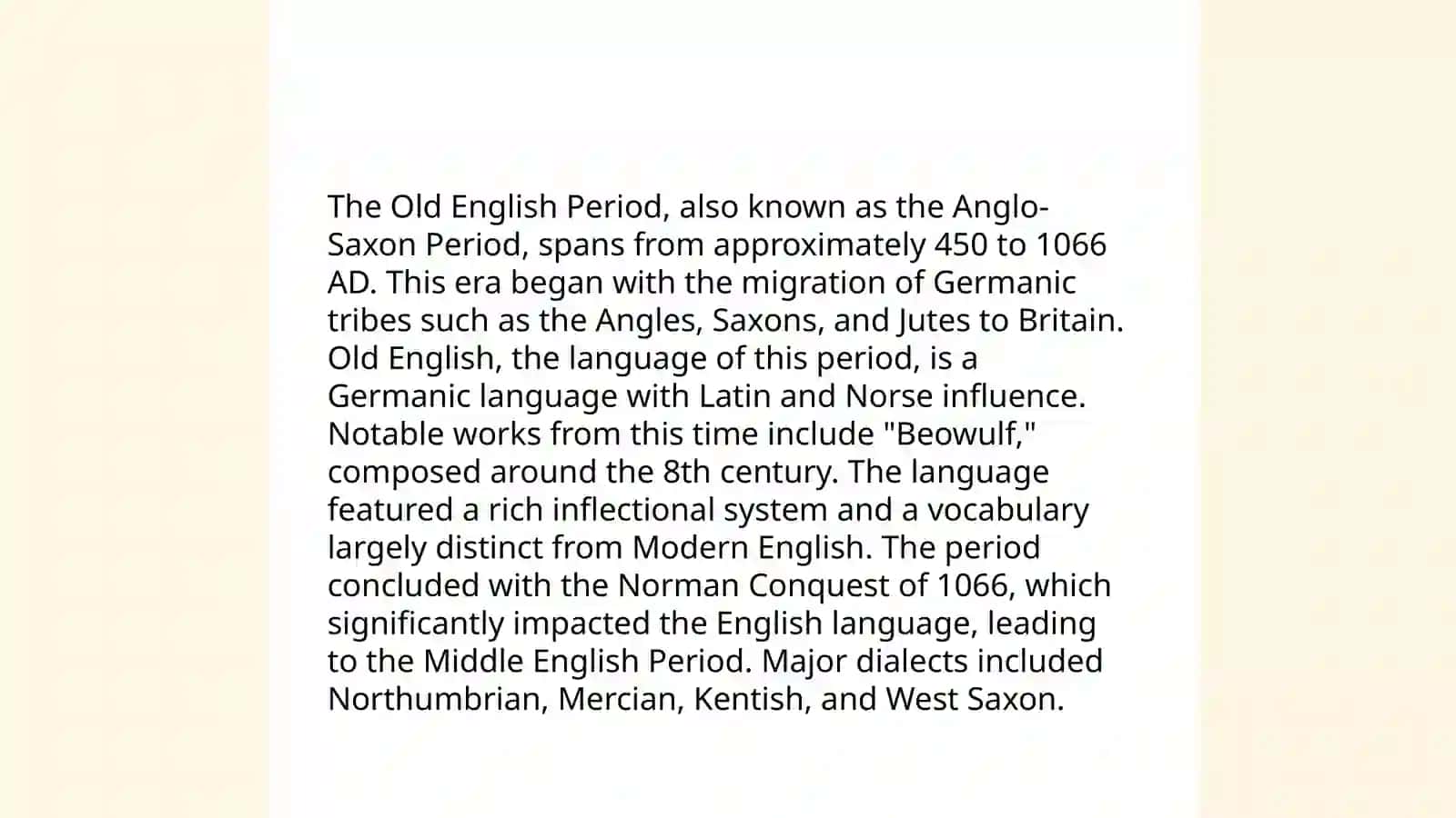 The history of English Language 4