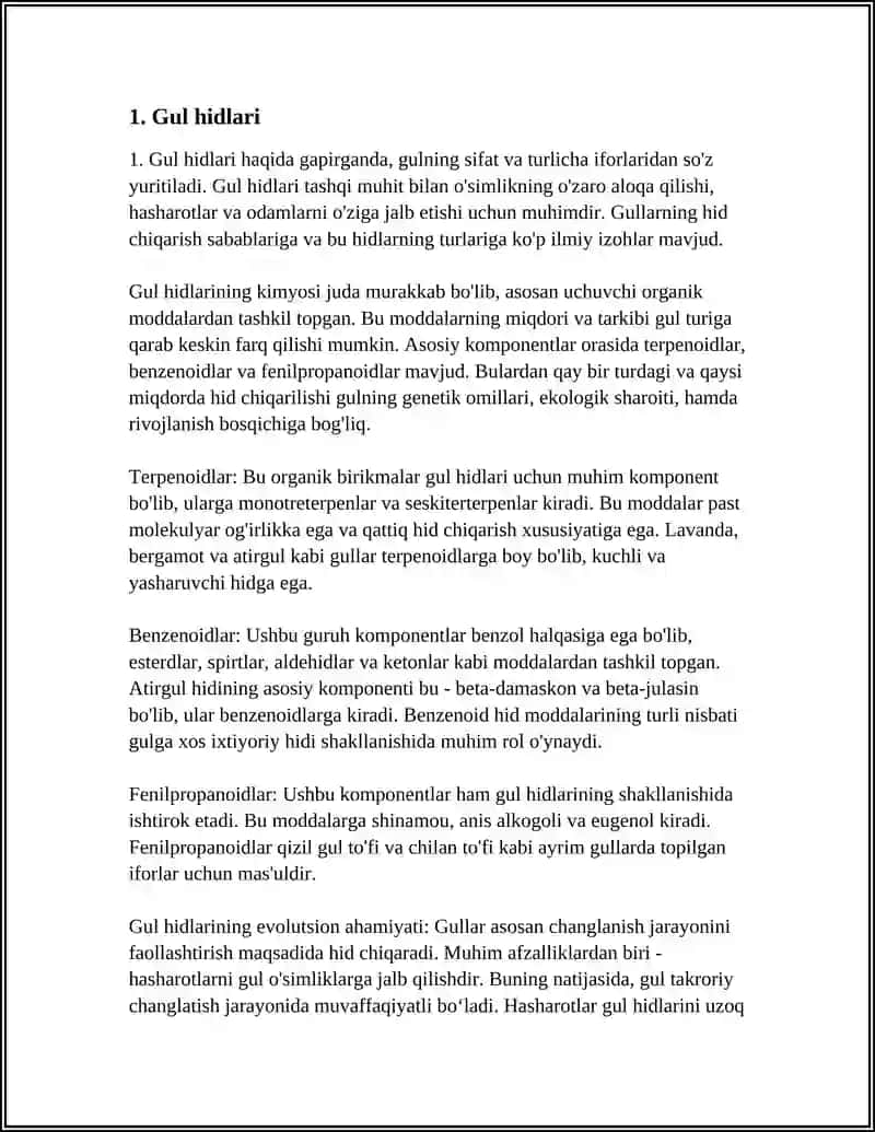 HIDLAR TURLARI MUSTAQIL ISH 4