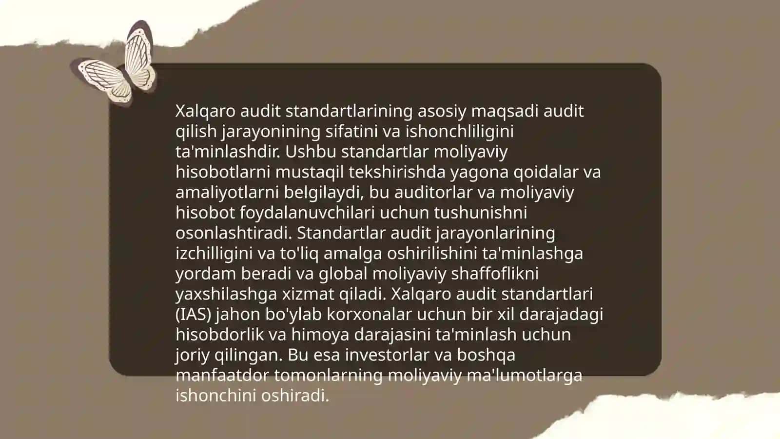 Xalqaro audit standartlari 4